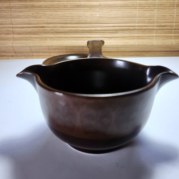 Royal Doulton Marbella Gravy Boat with Stick Handle and Underplate 2 Piece Set - Picture 6 of 10